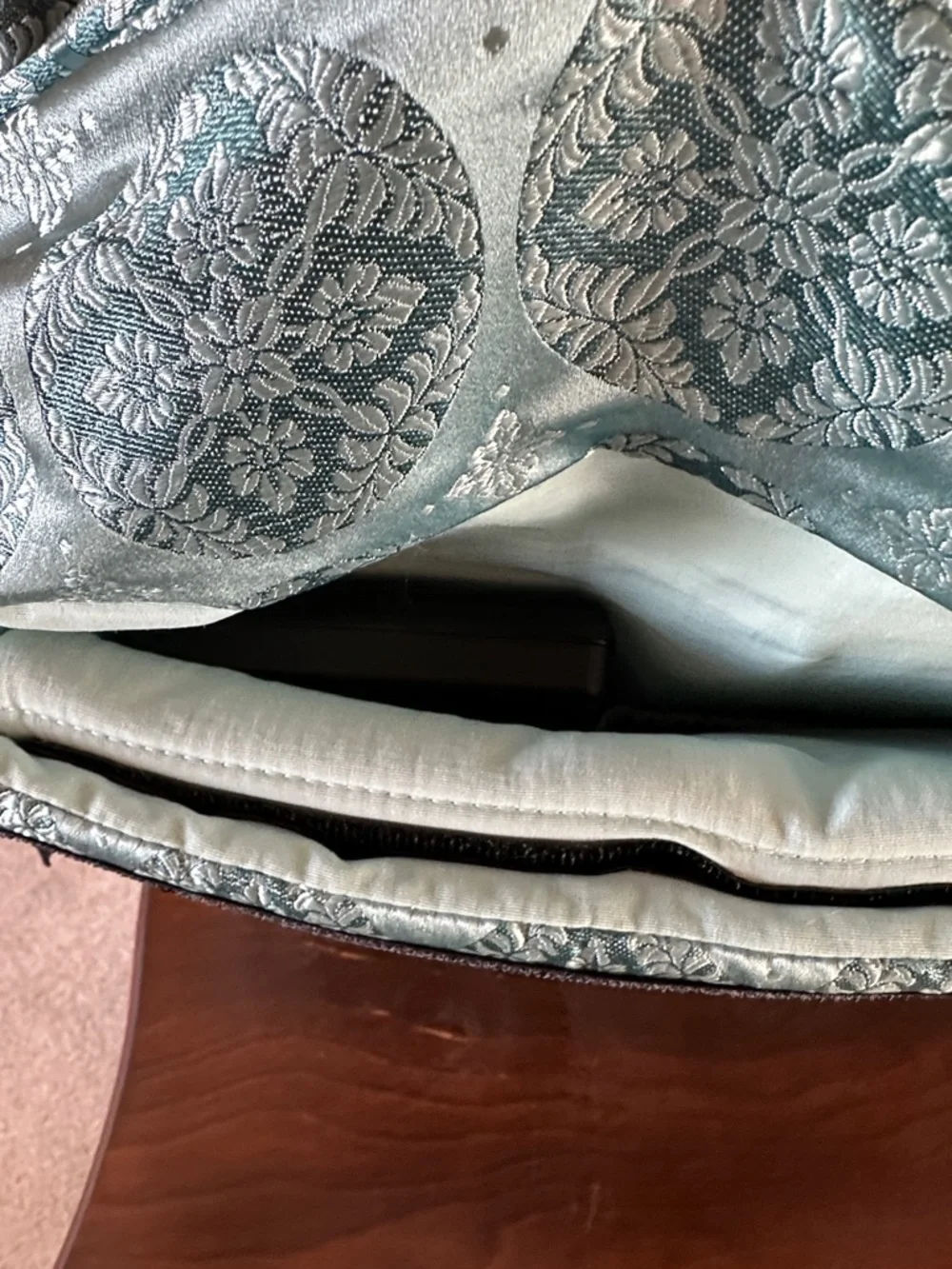 Petunia Pickle Bottom Light Blue Patterned Baby Bag